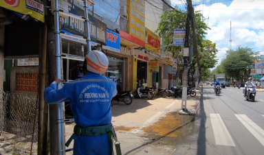 Một Ngày Làm Việc Của Kỹ Thuật FPT tại Đường Lê Thị Hồng Gấm